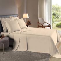 Jogo Lençol Casal de Cima 3 peças Fronhas c/ Abas Percal 100% Algodão 200 Fios Jogo Lençol Casal de Cima 3 peças Fronhas c/ Abas Percal 100% Algodão 200 Fios