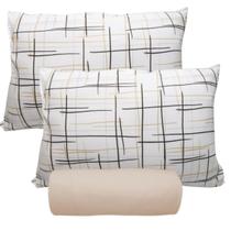 Jogo Lençol Casal Malha 100% Algodão Portallar Não Amassa Jogo Lençol Casal Malha 100% Algodão Portallar Não Amassa