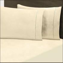 Jogo Lençol Casal Ponto Palito 4 Pcs 180 Fios Algodão - Relíquias do Interior