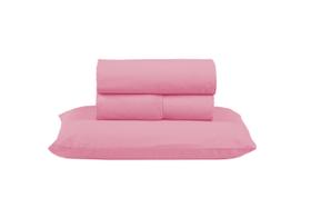 Jogo Lençol de Cama Solteiro 03 peças PREMIUM Percal 300 Fios 100% Algodão 30CM Altura