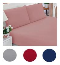 Jogo Lençol Elástico Casal Super King Size Box 3Pçs 400 F Ro