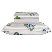 Jogo Lençol Estampado Microfibra Cama Queen Greta-Florido