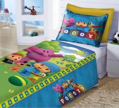 Jogo Lençol + Fronha Infantil Pocoyo
