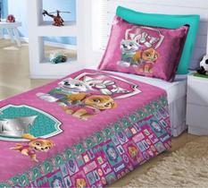 Jogo Lençol + Fronha Infantil Skye E Everest