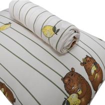 Jogo Lençol Infantil Capivara 2 Peças Solteiro Com Elástico Jogo Lençol Infantil Capivara 2 Peças Solteiro Com Elástico