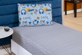 Jogo Lençol Infantil Solteiro Bouti 2 Peças 200 Fios Game