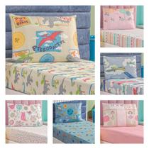 Jogo Lençol Infantil Solteiro Bouti 2 Peças 200 Fios Jogo Lençol Infantil Solteiro Bouti 2 Peças 200 Fios