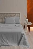 Jogo Lençol King 3 Peças MicroPercal Ponto Palito Ref.4M