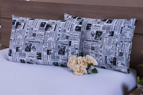 Jogo Lençol King Size 3 Peças Casal 100% Algodão Jornal Jogo Lençol King Size 3 Peças Casal 100% Algodão Jornal