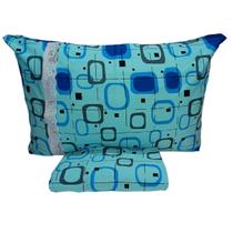 Jogo Lençol Malha Solteiro com Elástico 2 pçs 100% algodão Jogo Lençol Malha Solteiro com Elástico 2 pçs 100% algodão