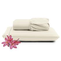 Jogo Lençol Micropercal 400 Fios Solteiro - Palha