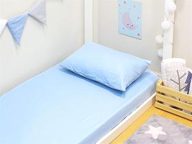 Jogo Lençol Mini Cama 2 Peças Percal 100% Algodão - Olha Quem Chegou Baby