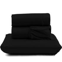 Jogo Lençol Pratik Peletizado Solteiro 3 Peças Barato Preto Jogo Lençol Pratik Peletizado Solteiro 3 Peças Barato Preto