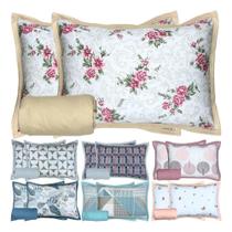 Jogo Lençol Queen 1,58 X 1,98 E 35Cm Altura M Floral Imperia