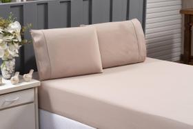 Jogo Lençol Queen 3 Peças 100% Algodão Percal 200 Fios Cáqui Jogo Lençol Queen 3 Peças 100% Algodão Percal 200 Fios Cáqui