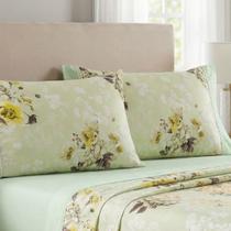 Jogo Lençol Queen 4 Peças 100% Algodão Percal 180 Fios Babadinho