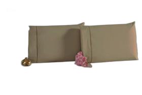 Jogo Lençol Queen 400 Fios Ponto Palito Caqui 3Pçs Jogo Lençol Queen 400 Fios Ponto Palito Caqui 3Pçs