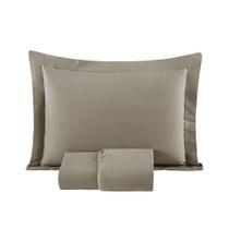 Jogo Lençol Solteiro 02 Peças Percal 300 Fios 100% Algodão Aba Americana Jogo Lençol Solteiro 02 Peças Percal 300 Fios 100% Algodão Aba Americana