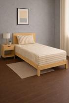 Jogo lençol solteiro (1 lençol 88x188x30+ 1 fronha 50x70cm) 100%algodão com variações cor:beige Jogo lençol solteiro (1 lençol 88x188x30+ 1 fronha 50x70cm) 100%algodão com variações cor:beige
