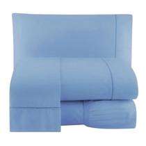 Jogo Lençol Solteiro 2 pçs Algodão 200 Fios Toque Aveludado