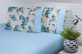 Jogo Lençol Solteiro 2 Peças 180 Fios Floral Tiffany Barrado Jogo Lençol Solteiro 2 Peças 180 Fios Floral Tiffany Barrado