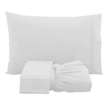 Jogo Lençol Solteiro 2 Peças 180 Fios Ponto Palito 100% Algodão IMPERDIVEL