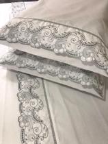 Jogo Lençol Solteiro 3 Peças 100% Algodão 200 Fios Richilieu