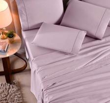 Jogo Lençol Solteiro 3 Peças 100% Algodão 400 Fios Macio