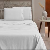 Jogo Lençol Solteiro 3 Peças 100% Algodão Percal 200 Fios