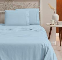 Jogo Lençol Solteiro 3 Peças 100% Algodão Percal 200 Fios