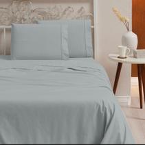 Jogo Lençol Solteiro 3 Peças 100% Algodão Percal 200 Fios