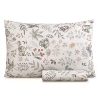 Jogo Lençol Solteiro Altenburg Infantil Malha Fio Penteado 100% Algodão Brilha no Escuro + Brinde