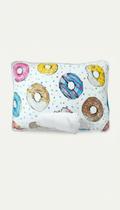 Jogo Lençol Solteiro Malha Estampado Donut 1 Fronha Jogo Lençol Solteiro Malha Estampado Donut 1 Fronha