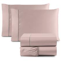 Jogo Lençol Viúva 3 Pçs 600 Fios - Aveludado Jogo Lençol Viúva 3 Pçs 600 Fios - Aveludado