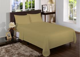 Jogo Lençol Viúva 4 Peças 2,03X1,20X30Cm 180 Fios Bainha