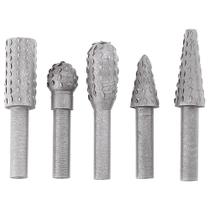 Jogo Lima Groza Rotativa com 5 Unidades - MTX 704999 Limas Rotativas para Metal e Madeira 1/4 Kit de Ferramentas Jogo Lima Groza Rotativa com 5 Unidades - MTX 704999 Limas Rotativas para Metal e Madeira 1/4 Kit de Ferramentas