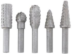 Jogo Lima Groza Rotativa com 5 Unidades - MTX 704999 Limas Rotativas para Metal e Madeira 1/4 Kit de Ferramentas Jogo Lima Groza Rotativa com 5 Unidades - MTX 704999 Limas Rotativas para Metal e Madeira 1/4 Kit de Ferramentas