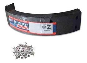 Jogo Lona Freio Traseiro F2000 1980 a 1988 Agrale 1600 1983 a 1985 - Largura 76.2mm Medida STD