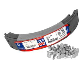 Jogo Lonas Freio Traseiro Corcel 1 Belina 1 1969 1970 1971 1972 1973 1974 1975 1976 1977 Com Rebites