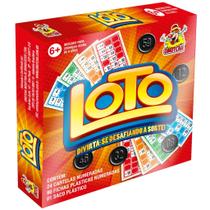 Jogo Loto 24 Cartelas E 90 Fichas - Omotcha