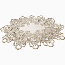 Jogo Lugar Americano 4 Peças Rendado Veneza Bege Jolitex Jogo Lugar Americano 4 Peças Rendado Veneza Bege Jolitex