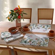 Jogo Lugar Americano Dohler Verena Clean Renova 4 Peças 45x31 Cm Estampada Verena