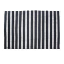 Jogo Lugar Americano Listras Preto 06 Peças Ja19037