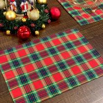 Jogo Lugar Americano Natalino Mesa Posta Natal Brilhante Jogo Lugar Americano Natalino Mesa Posta Natal Brilhante