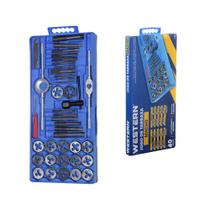 Jogo Macho E Fêmea Tarraxa 40pç Abre Rosca Interna E Externa