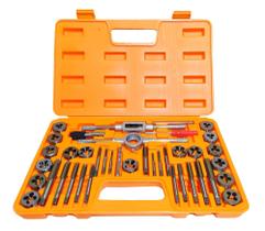 Jogo Macho E Tarracha Cossinete 40 Peças Em Aço Rápido Grc15 - Lee Tools Jogo Macho E Tarracha Cossinete 40 Peças Em Aço Rápido Grc15 - Lee Tools