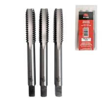 Jogo Macho Manual 3/8 X 16 Aço Liga Ws Perfil Completo 3 Pçs Jogo Macho Manual 3/8 X 16 Aço Liga Ws Perfil Completo 3 Pçs