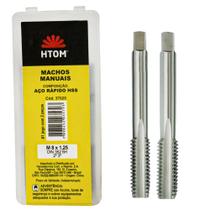 Jogo Macho Manual 8mm x 1,25 Hansatecnica DIN 352 HT