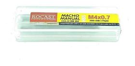 Jogo macho manual m4 x 0,7 rocast
