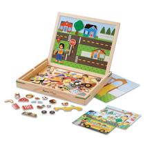 Jogo Magnetic Matching Picture Melissa & Doug com 119 ímãs